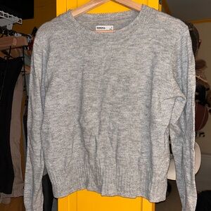 Sonoma Light Gray Women's Crew Neck Sweater